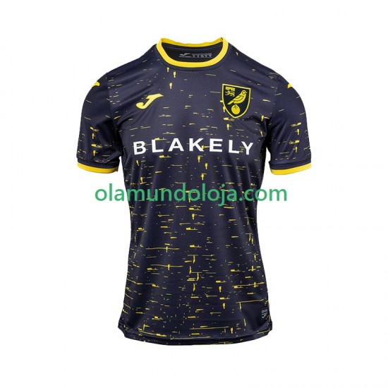 Camisola Norwich City Homem Equipamento Segundo 2024-2025 Manga Curta